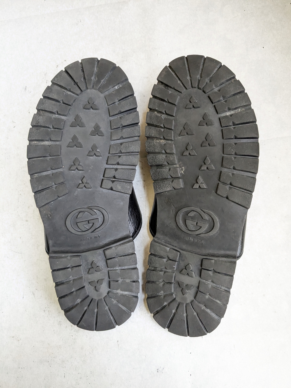 Gucci Black Leather Horsebit Mule Slip-Ons Men US 12 - Picture 10 of 15